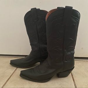 Dan Post Womens Black Leather Western Boots DP3475